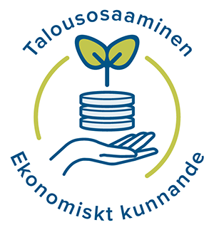 Talousosaamista kuvaava ikoni.