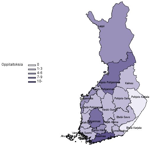 Lakkautettujen ja yhdistettyjen peruskoulujen ja perusasteen erityiskoulujen lukumr 2019