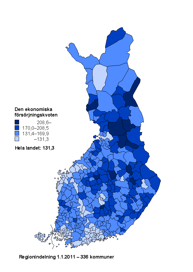 Figurbilaga 1. Den ekonomiska frsrjningskvoten 2010, preliminra uppgifter